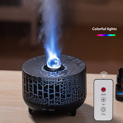 Colorful Simulation Flame Beads Aroma Diffuser Air Humidifier